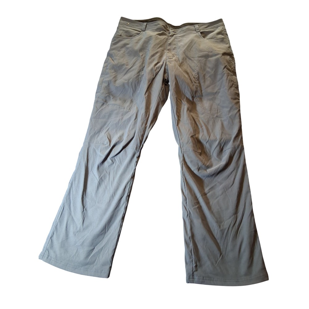 Orvis Classic Collection Mens Gray Tech Hiking Pants 38x30 Fleece Lined